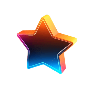 Star rating icon showing user trust for a crypto platform